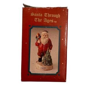 Vtg Russ Santa Through the Ages 1822 Ornament Santa Claus